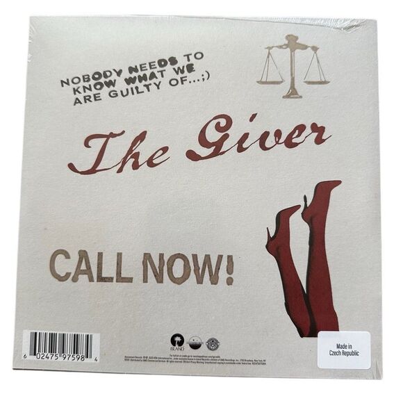 Chappell Roan – The Giver (Lawyer Edition) – 7” Vinyl Single – Aqua – NEW/Sealed - Picture 3 of 3